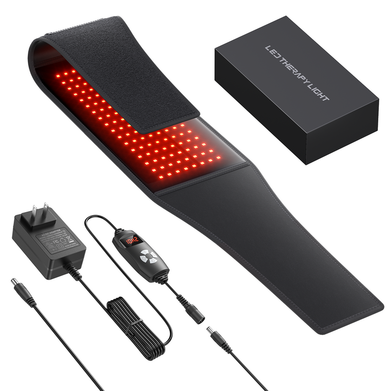 Load image into Gallery viewer, SNOW DEER Red Light Wellness Belt – 850nm Near-Infrared & 660nm Red Light for Muscle Comfort, Circulation Wellness, and Discomfort Management, with Timer and Controller