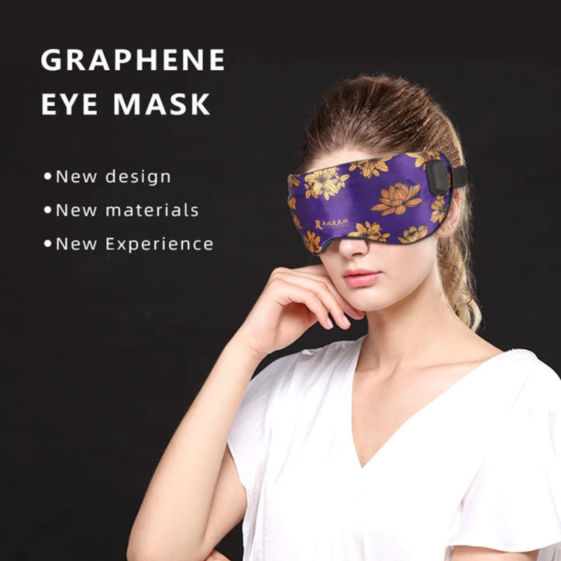 Load image into Gallery viewer, Silk Massage Heating Eye Mask Vibration