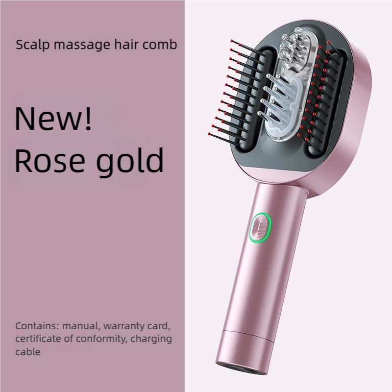 Load image into Gallery viewer, Red Light Scalp Massager Comb | 3 Modes, Waterproof, Rechargeable | Relaxation & Scalp Care Tool