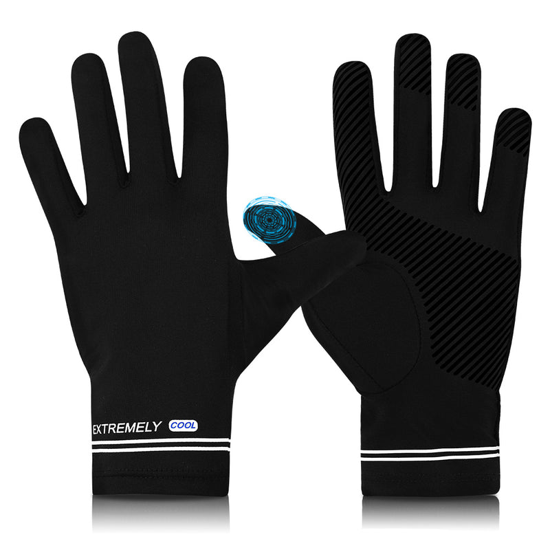 Load image into Gallery viewer, Cycling Gloves Touchscreen Full Finger Sun UV Protection UPF 50+ Summer Gloves for Driving Fishing