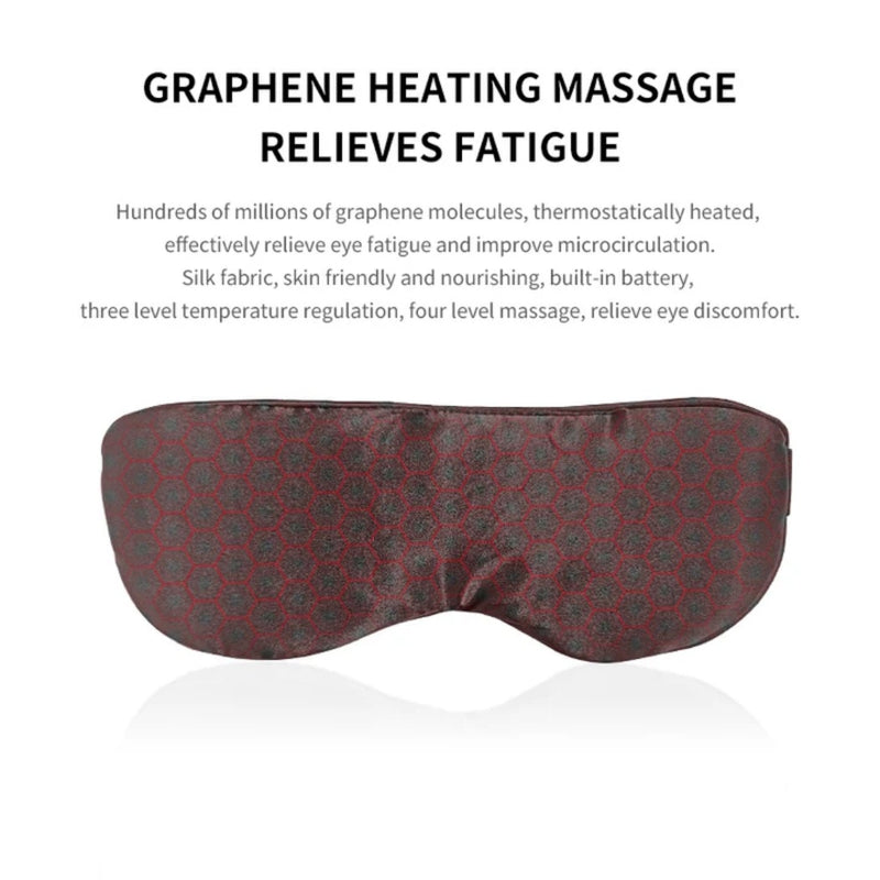 Load image into Gallery viewer, Silk Massage Heating Eye Mask Vibration