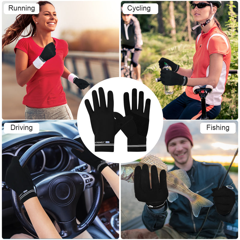 Load image into Gallery viewer, Cycling Gloves Touchscreen Full Finger Sun UV Protection UPF 50+ Summer Gloves for Driving Fishing