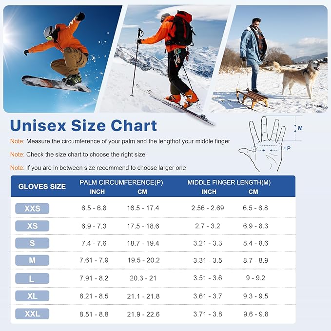 Load image into Gallery viewer, https://www.walmart.com/ip/SNOW-DEER-Upgraded-Heated-Gloves-for-Men-Women-Rechargeable-Electric-Mittens-with-Battery-Display-Waterproof-for-Skiing-Hiking-Winter-Work/16921117582