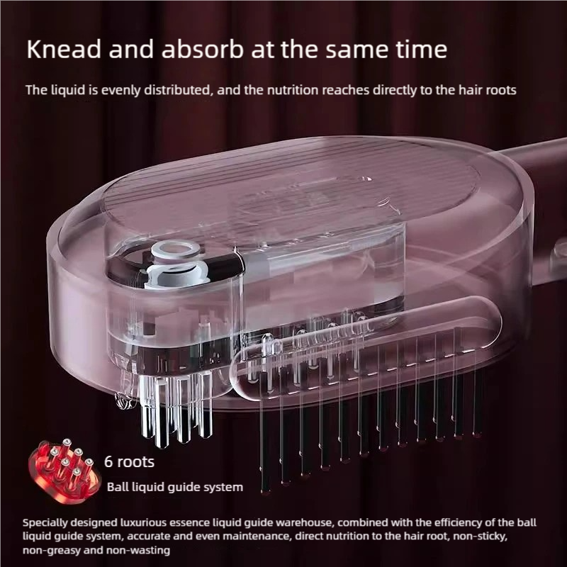 Load image into Gallery viewer, Red Light Scalp Massager Comb | 3 Modes, Waterproof, Rechargeable | Relaxation & Scalp Care Tool