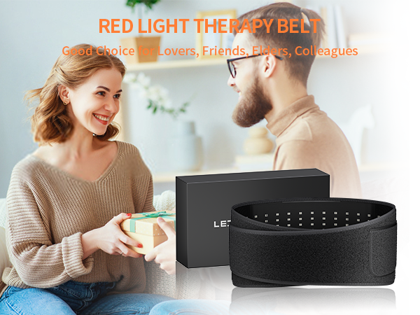 Load image into Gallery viewer, SNOW DEER Red Light Wellness Belt – 850nm Near-Infrared & 660nm Red Light for Muscle Comfort, Circulation Wellness, and Discomfort Management, with Timer and Controller