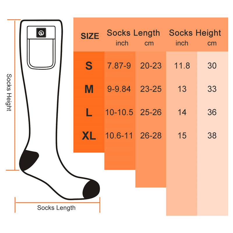 Load image into Gallery viewer, Snow Deer Heated 2025 Upgraded Rechargeable Electric Heated Socks,7.4V 2200mAh Battery Powered Cold Weather Heat Socks for Men Women,Outdoor Riding Camping Hiking Motorcycle Skiing Warm Winter Socks