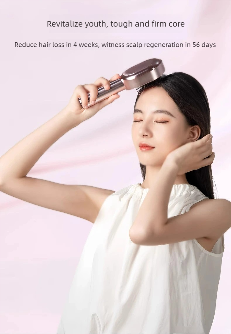 Load image into Gallery viewer, Red Light Scalp Massager Comb | 3 Modes, Waterproof, Rechargeable | Relaxation & Scalp Care Tool