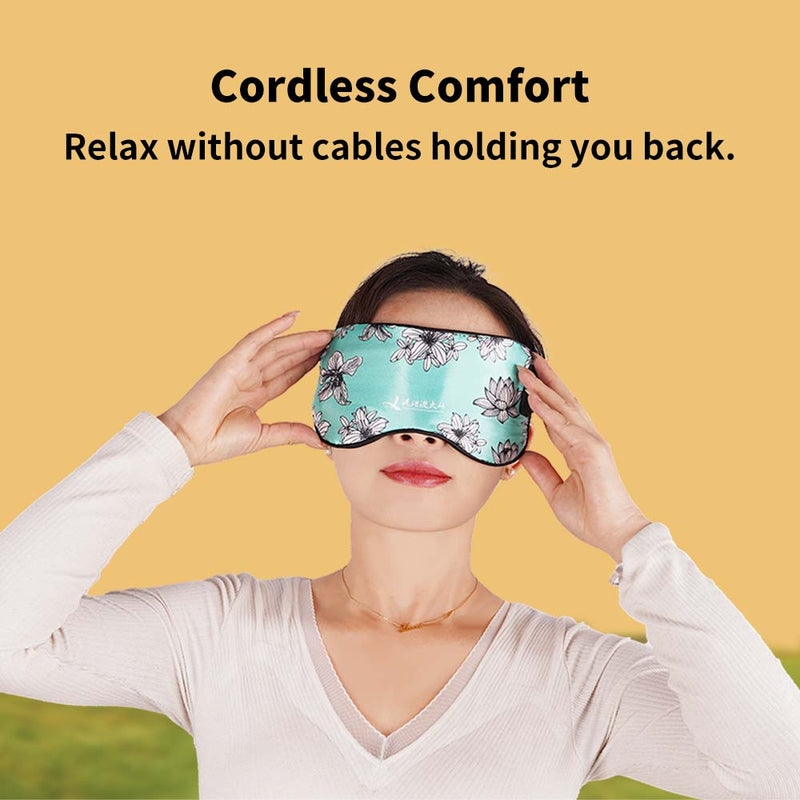 Load image into Gallery viewer, Silk Massage Heating Eye Mask Vibration