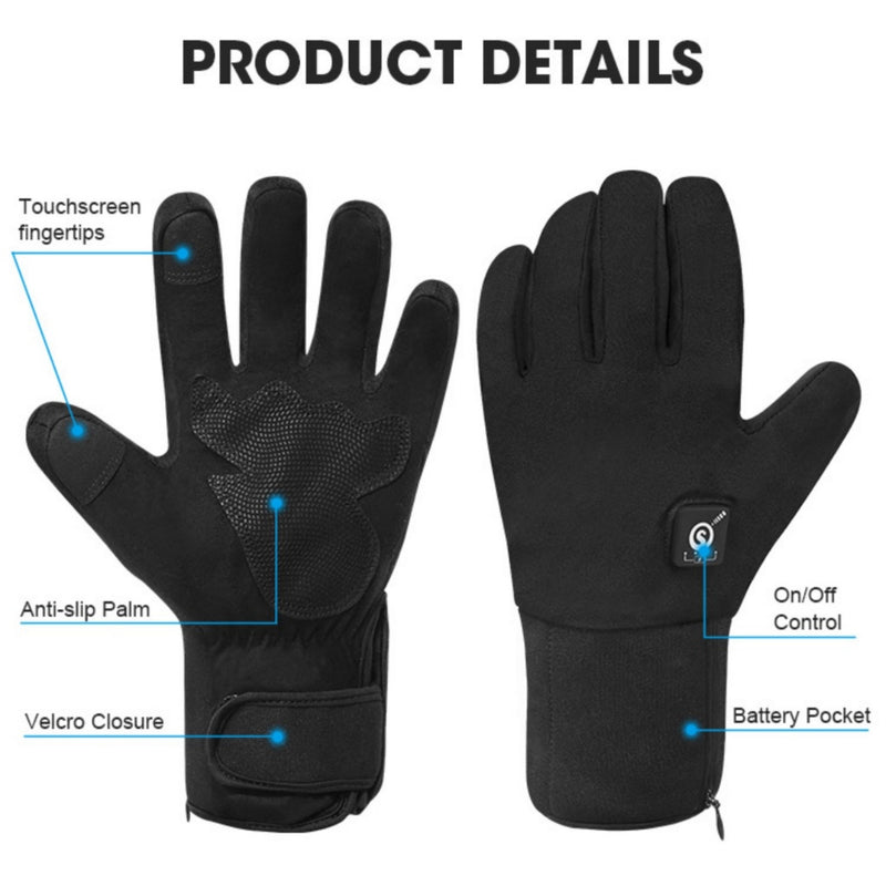 Load image into Gallery viewer, Snow Deer Heated Glove for Men Women, Rechargeable Battery Electric Savior Heated Gloves, Winter Warm Glove for Arthritis Raynaud, Gloves Riding Ski Snowboarding Hiking Cycling Hand Warmers