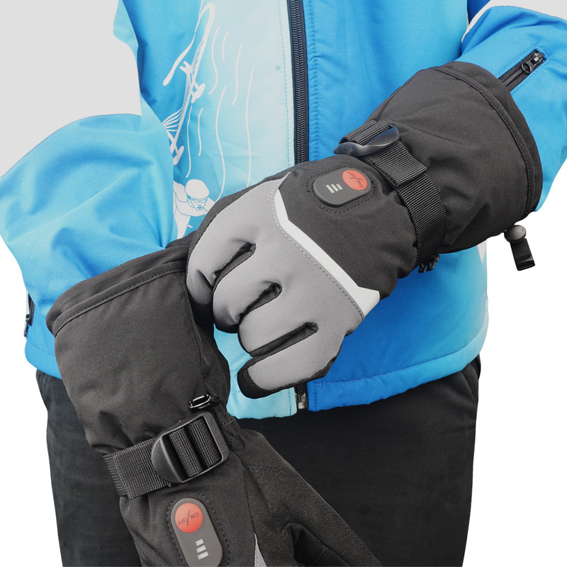 Load image into Gallery viewer, Snow Deer Gloves for Men Women, Rechargeable Electric Heated Gloves ,Heated Skiing Gloves and Snowboarding Gloves