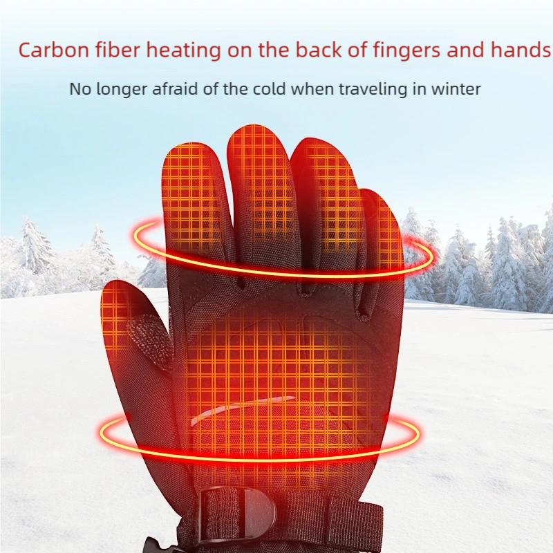 Load image into Gallery viewer, SNOW DEER Heated Work Gloves Men Rechargeable Waterproof, Cut-Resistance Heated Gloves for Men Women, Touchscreen Heated Working Gloves for Men Outdoor Work