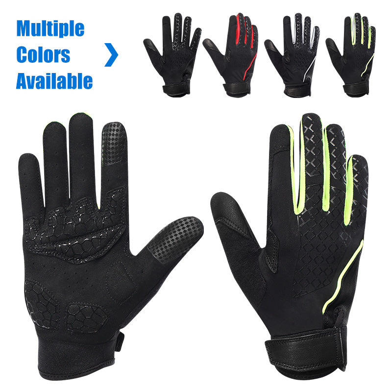 Load image into Gallery viewer, SNOW DEER Workout Gloves, Full Finger Padded Palm Weight Lifting Gym Gloves for Men & Women, Touch Screen Fingertips Washable Grip Gloves