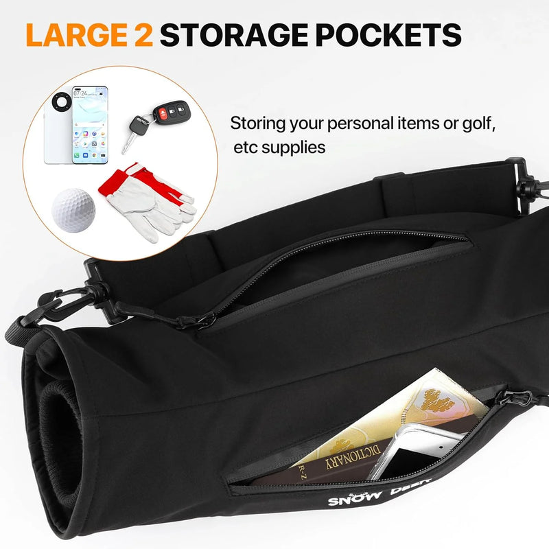 Load image into Gallery viewer, SNOW DEER Heated Hand Muff with 7.4V Rechargeable Battery, Electric Hand Warmer Pouch for Hunting Golf Camping Winter Outdoor