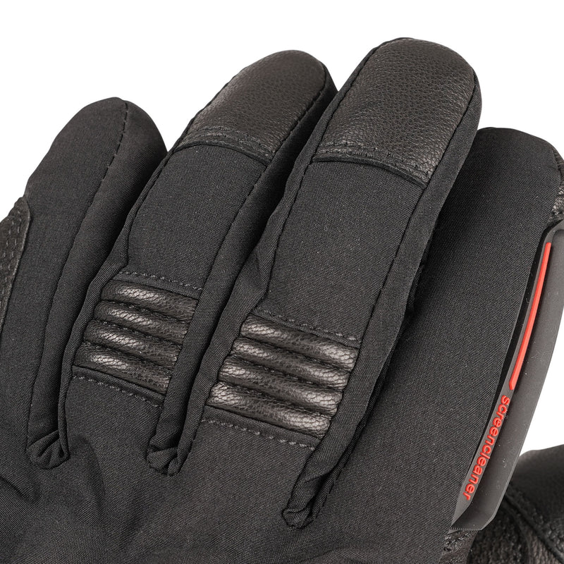 Load image into Gallery viewer, SNOW DEER Heated Gloves for Men Women, Temperature Display Heated Motorcycle Gloves, 2200mAh Rechargeable Battery Winter Gloves for Skiing Motorcycle Cycling Fishing Hunting