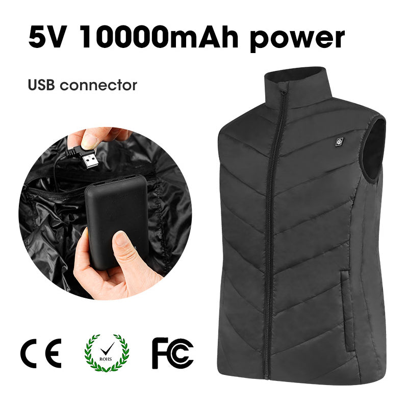 Load image into Gallery viewer, SNOW DEER Women's Lightweight 5V 10000mah Electric Heated Vest