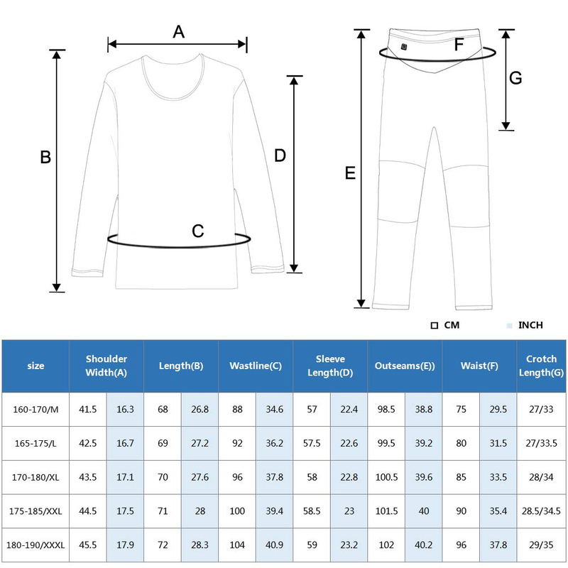Load image into Gallery viewer, SNOW DEER Men's Heated Thermal Underwear Set - Rechargeable, 3 Heat Settings, Winter Warmth for Outdoor & Indoor