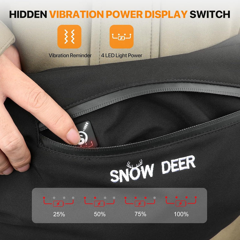 Load image into Gallery viewer, SNOW DEER Heated Hand Muff with 7.4V Rechargeable Battery, Electric Hand Warmer Pouch for Hunting Golf Camping Winter Outdoor
