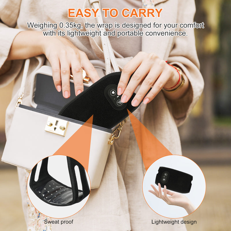 Load image into Gallery viewer, SNOW DEER Red Light Wellness Neck Belt – 850nm Near-Infrared & 660nm Red Light Wearable Wrap for Chin, Neck, Wrist, Leg & Hand, Portable with Timer