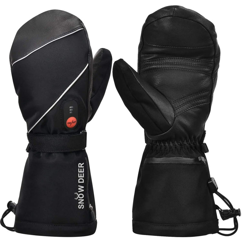 Load image into Gallery viewer, SNOW DEER Heated Mittens Gloves Men Women - 7.4V 2200MAH Electric Rechargeable Battery Gloves for Winter Skiing Skating Snow Camping Hiking Heated Hand Warmer Gloves