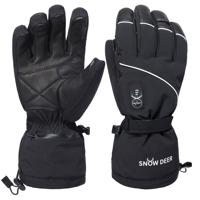 Load image into Gallery viewer, SNOW DEER Upgraded Heated Gloves Men Women,Ski Motorcycle Electric Battery Mittens Gloves