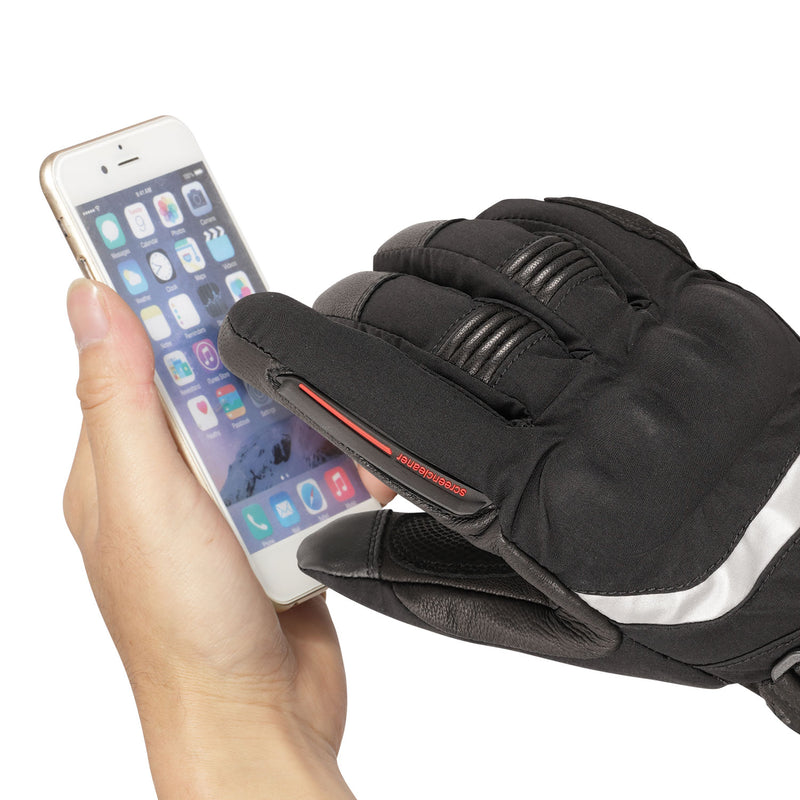 Load image into Gallery viewer, SNOW DEER Heated Gloves for Men Women, Temperature Display Heated Motorcycle Gloves, 2200mAh Rechargeable Battery Winter Gloves for Skiing Motorcycle Cycling Fishing Hunting
