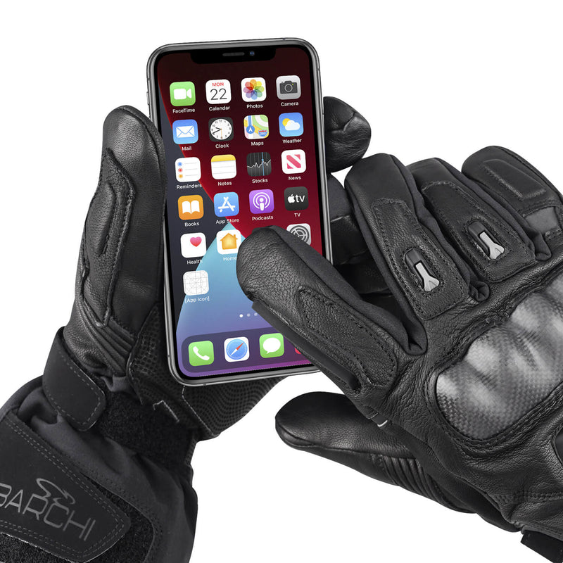 Load image into Gallery viewer, Snow Deer 12V Waterproof Heated Motorcycle Gloves