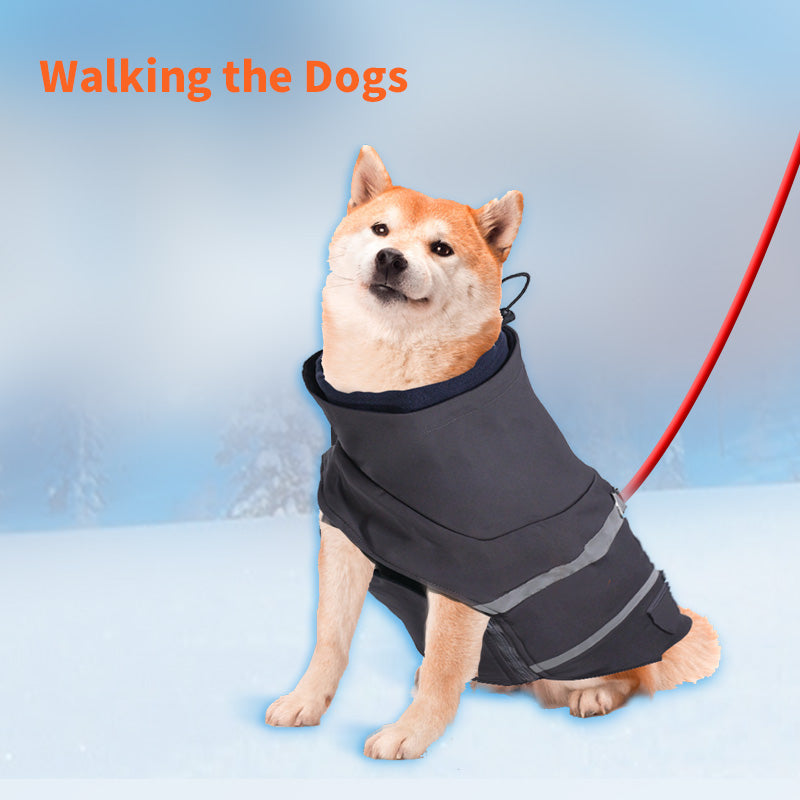 Load image into Gallery viewer, SNOW DEER Heated Dog Warm Coat - Winter Jacket with Power Bank, Outdoor Apparel Vest Indoor Warm Clothes Coat Heated Dog Clothes