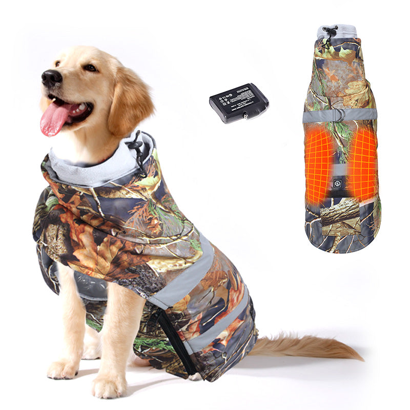 Load image into Gallery viewer, SNOW DEER Heated Dog Warm Coat - Winter Jacket with Power Bank, Outdoor Apparel Vest Indoor Warm Clothes Coat Heated Dog Clothes
