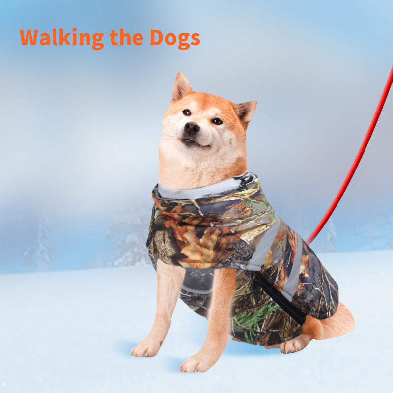 Load image into Gallery viewer, SNOW DEER Heated Dog Warm Coat - Winter Jacket with Power Bank, Outdoor Apparel Vest Indoor Warm Clothes Coat Heated Dog Clothes