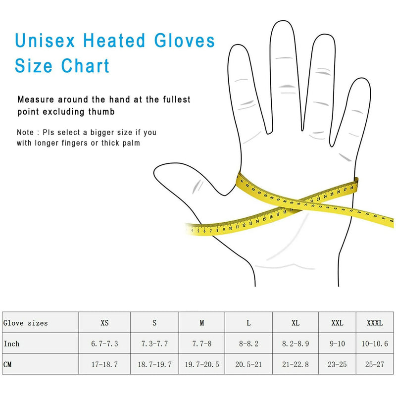 Load image into Gallery viewer, SNOW DEER Heated Mittens Gloves Men Women - 7.4V 2200MAH Electric Rechargeable Battery Gloves for Winter Skiing Skating Snow Camping Hiking Heated Hand Warmer Gloves
