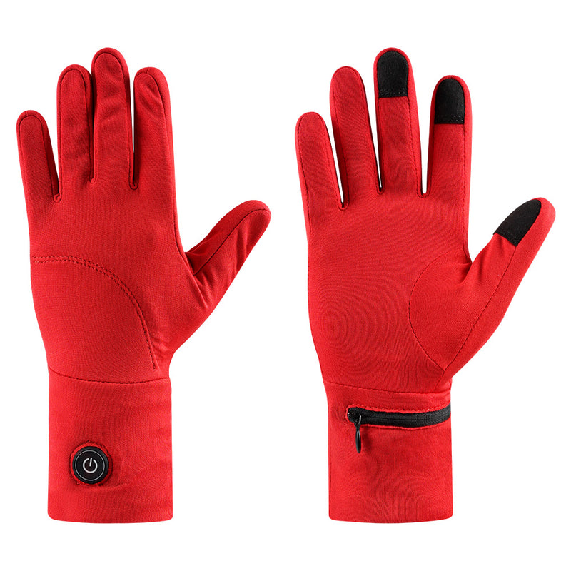 Load image into Gallery viewer, Snow deer Unisex Heated Glove Liners Rechargeable Battery Electric Heated Gloves Winter Warm Glove Liners for Arthritis Raynaud Thin Gloves Riding Ski Snowboarding Hiking Cycling Hand Warmers