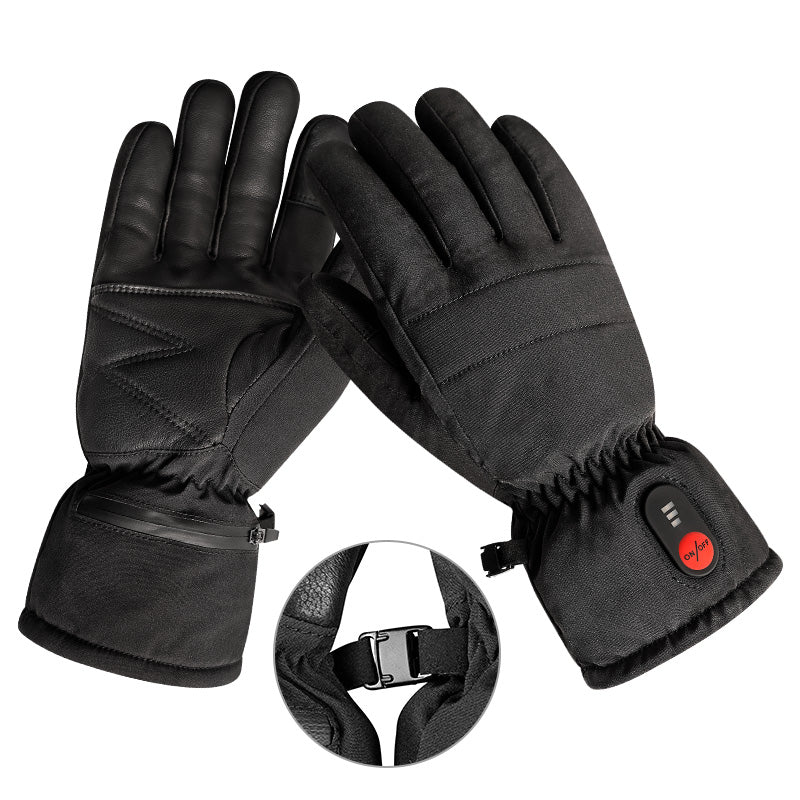 Load image into Gallery viewer, SNOE DEER Electric Heated Gloves for Men Women, 7.4V 2200mAH Rechargeable Battery Heated Work Glove, Touchscreen Winter Hand Warmer Gloves for Motorcycle Skiing Riding Arthritis & Raynaud's