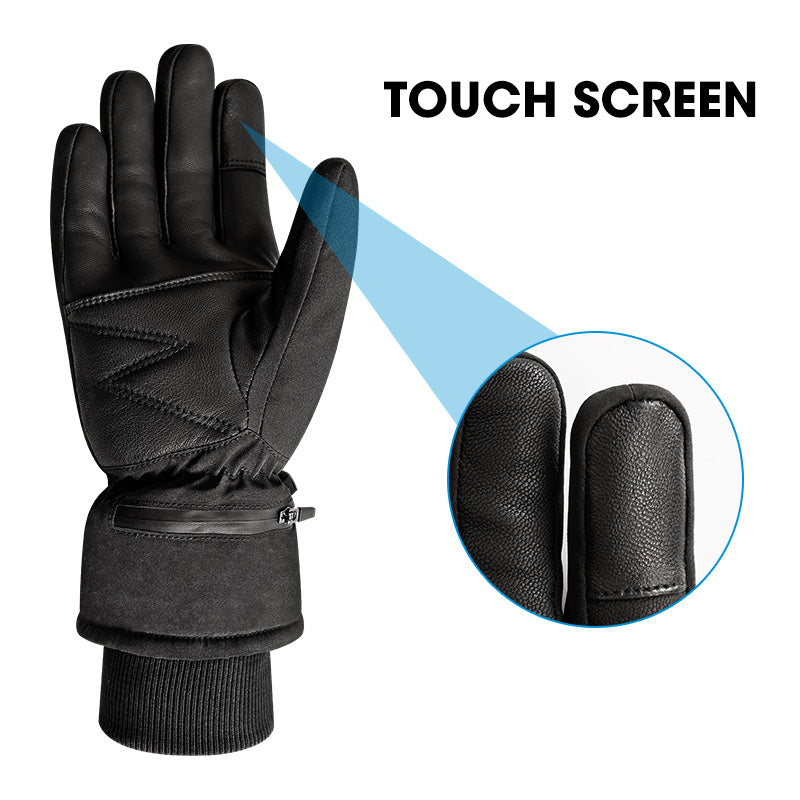 Load image into Gallery viewer, SNOE DEER Electric Heated Gloves for Men Women, 7.4V 2200mAH Rechargeable Battery Heated Work Glove, Touchscreen Winter Hand Warmer Gloves for Motorcycle Skiing Riding Arthritis & Raynaud's