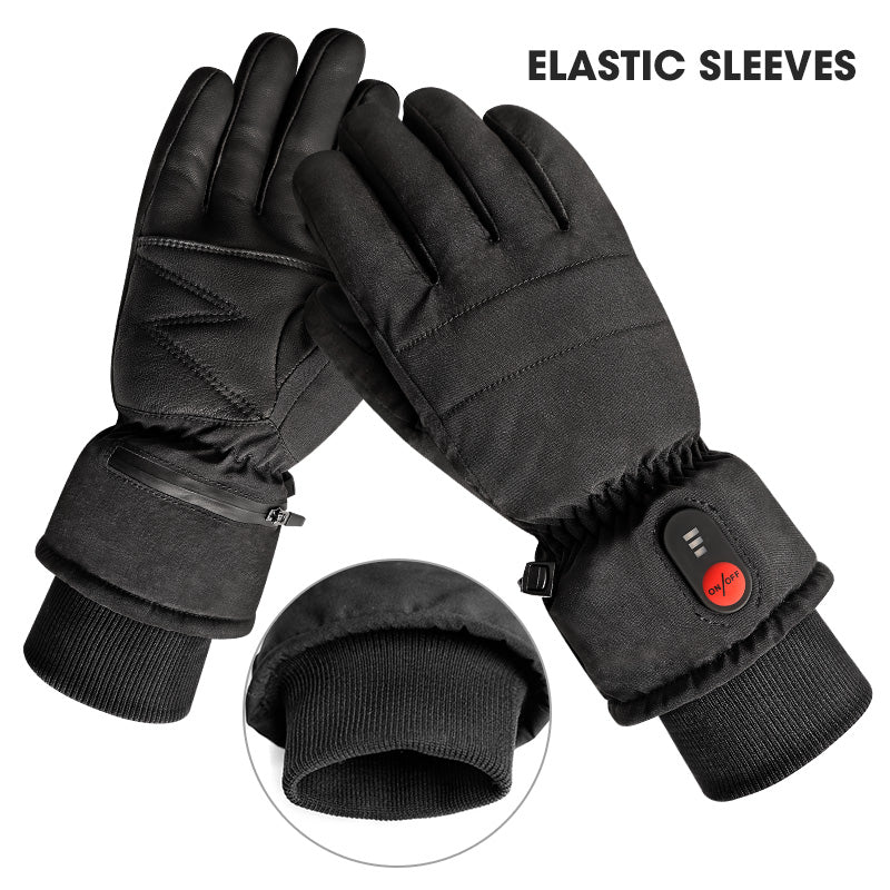 Load image into Gallery viewer, SNOE DEER Electric Heated Gloves for Men Women, 7.4V 2200mAH Rechargeable Battery Heated Work Glove, Touchscreen Winter Hand Warmer Gloves for Motorcycle Skiing Riding Arthritis & Raynaud's