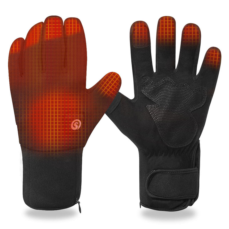 Load image into Gallery viewer, Snow Deer Heated Glove for Men Women, Rechargeable Battery Electric Savior Heated Gloves, Winter Warm Glove for Arthritis Raynaud, Gloves Riding Ski Snowboarding Hiking Cycling Hand Warmers