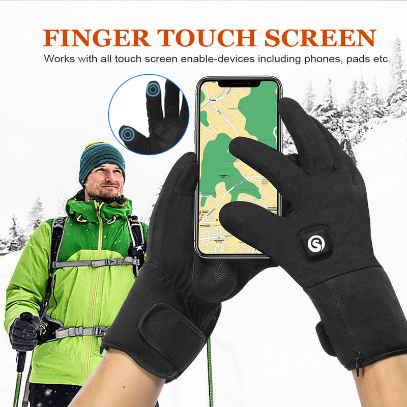 Load image into Gallery viewer, Snow Deer Heated Glove for Men Women, Rechargeable Battery Electric Savior Heated Gloves, Winter Warm Glove for Arthritis Raynaud, Gloves Riding Ski Snowboarding Hiking Cycling Hand Warmers