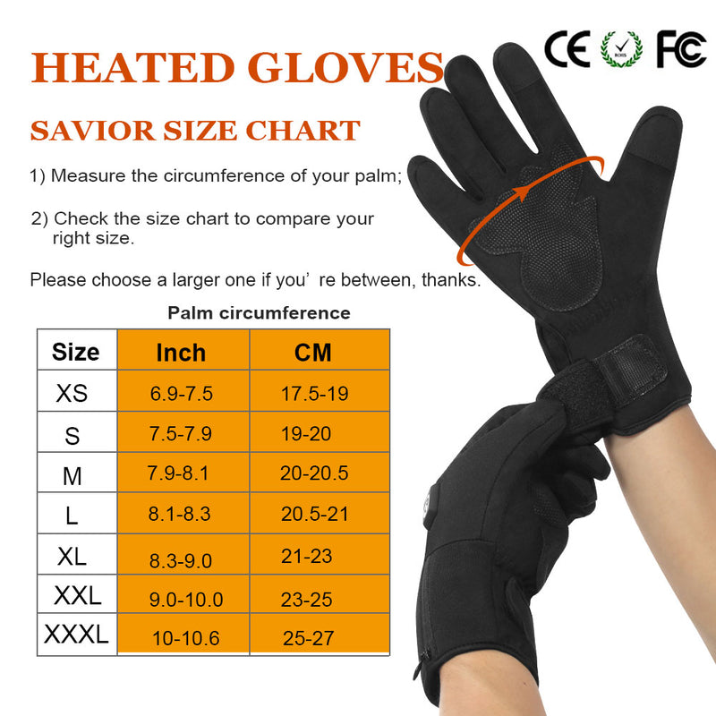 Load image into Gallery viewer, Snow Deer Heated Glove for Men Women, Rechargeable Battery Electric Savior Heated Gloves, Winter Warm Glove for Arthritis Raynaud, Gloves Riding Ski Snowboarding Hiking Cycling Hand Warmers
