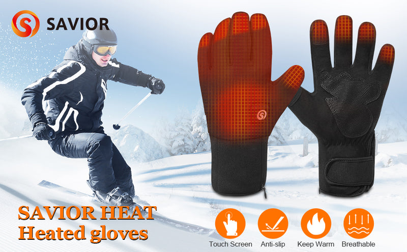 Load image into Gallery viewer, Snow Deer Heated Glove for Men Women, Rechargeable Battery Electric Savior Heated Gloves, Winter Warm Glove for Arthritis Raynaud, Gloves Riding Ski Snowboarding Hiking Cycling Hand Warmers