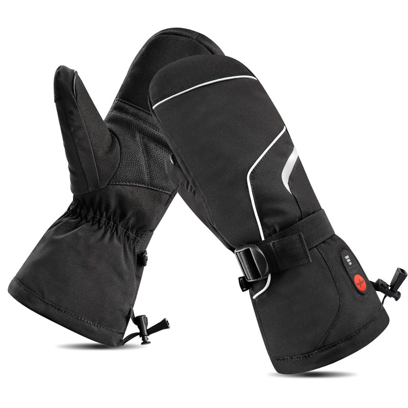Load image into Gallery viewer, SNOW DEER Upgraded Heated Gloves for Men & Women - Rechargeable Electric Mittens with Battery Display, Waterproof for Skiing, Hiking & Winter Work