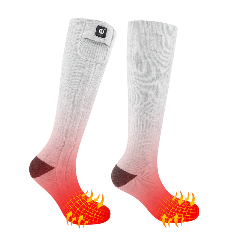 Load image into Gallery viewer, SNOW DEER Upgraded Heated Socks for Skiing, Hiking and Camping - Stay Warm and Comfortable in Cold Weather - Christmas Gift Idea