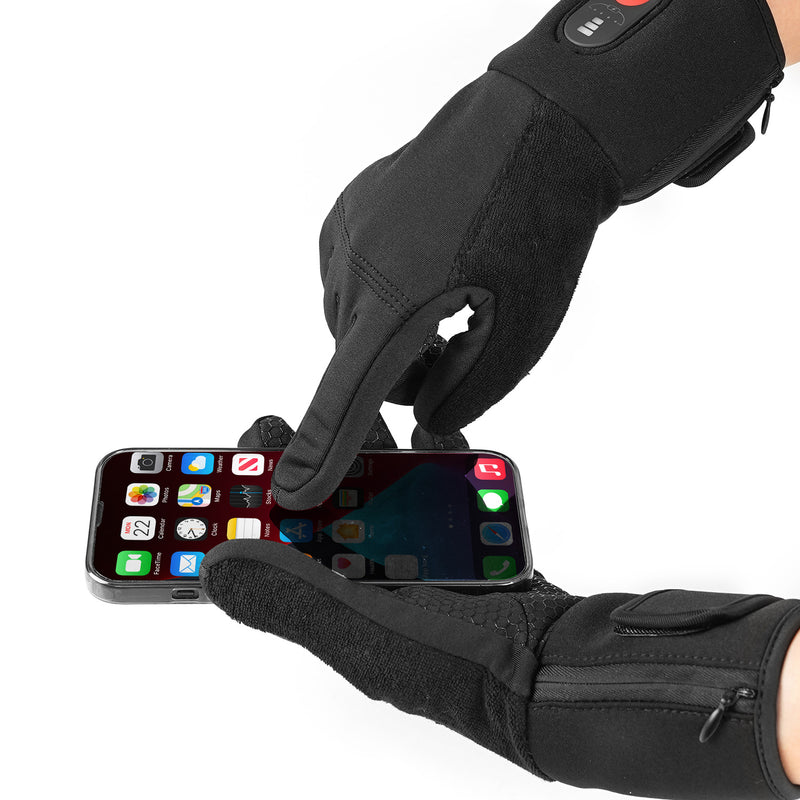 Load image into Gallery viewer, Snow Deer Liners Heated Gloves for Men Women Hand Warmer Rechargeable Electric Battery Ski Snowboarding Hiking Cycling Hunting Thin Gloves