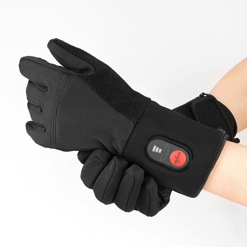 Load image into Gallery viewer, Snow Deer Liners Heated Gloves for Men Women Hand Warmer Rechargeable Electric Battery Ski Snowboarding Hiking Cycling Hunting Thin Gloves