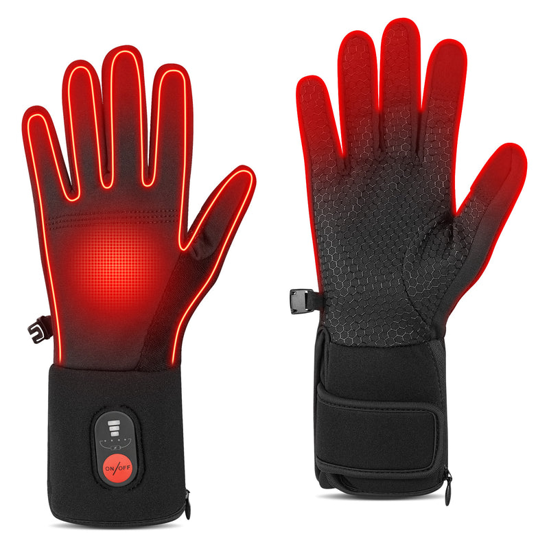 Load image into Gallery viewer, Snow Deer Liners Heated Gloves for Men Women Hand Warmer Rechargeable Electric Battery Ski Snowboarding Hiking Cycling Hunting Thin Gloves