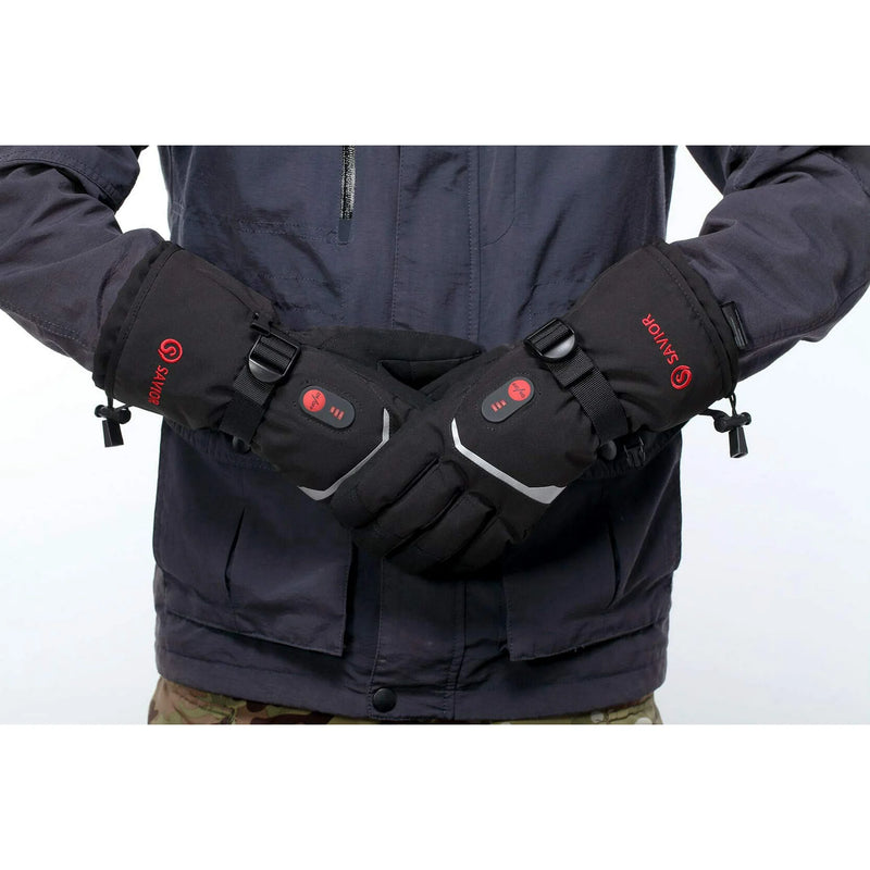 Load image into Gallery viewer, Snow Deer Heated Gloves, Unisex Rechargeable Battery Powered Electric Heating Glove for Winter Outdoor Working Snow Ski Snowboarding Hunting Snowmobiling Motorcycle Riding
