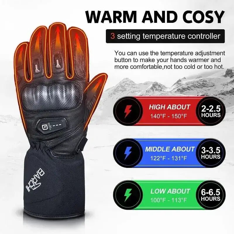 Load image into Gallery viewer, heated gloves temperature adjustment