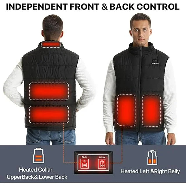 Load image into Gallery viewer, SNOW DEER Heated Vest for Women Men, Heated Jacket Clothing with Battery Pack Included Electric Heating for Hunting Fishing
