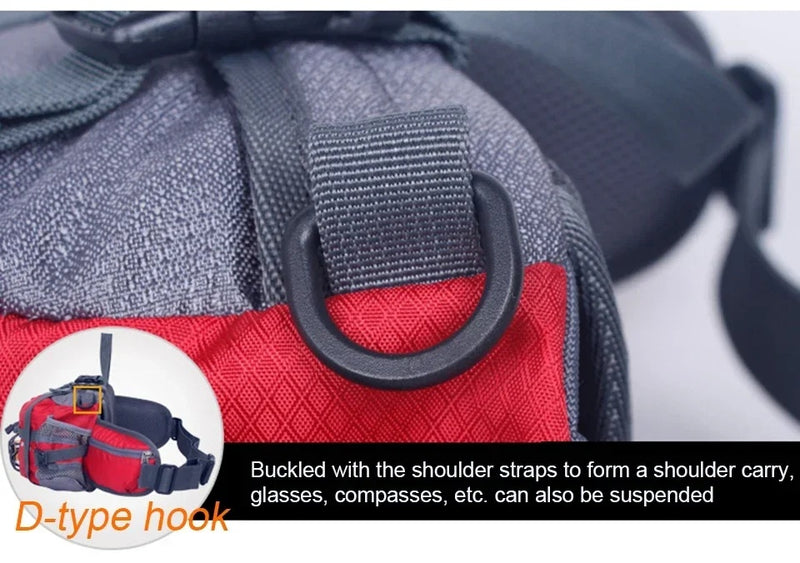 Load image into Gallery viewer, Portable Outdoor Sports Waist Pack 5L Waterproof Hiking Shoulder Bag Cycle Camping Travel Men Women Unisex Waterproof Waist Bag
