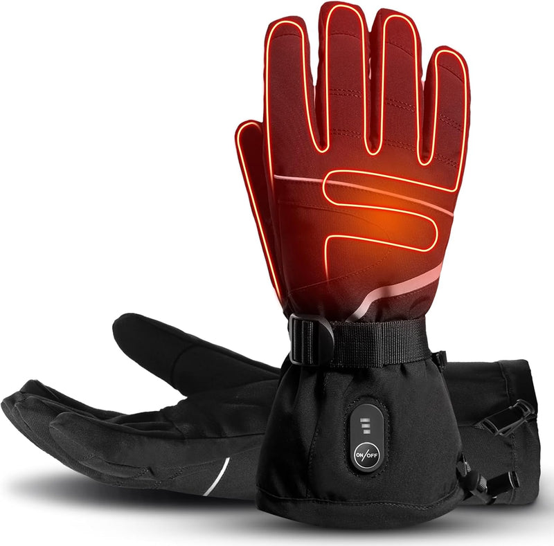 Load image into Gallery viewer, SNOW DEER Heated Gloves for Men Women, Electric Glove Rechargeable Battery Heated Hand for Motorcycle Biking Hunting Arthritis Skiing Working
