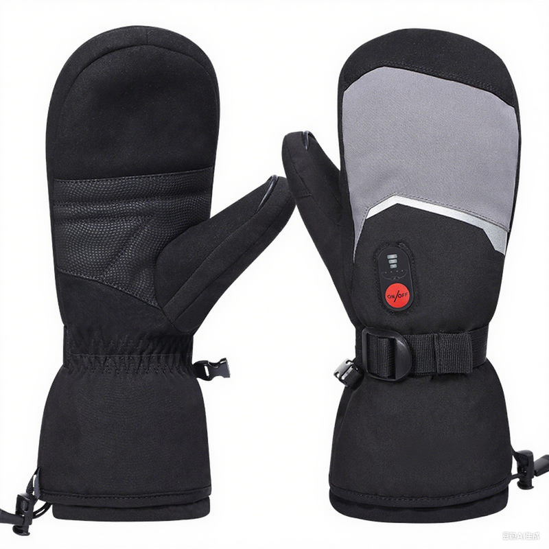 Load image into Gallery viewer, SNOW DEER Heated Mittens Gloves for Women Men 7.4V 2200MAH Electric Rechargeable Waterproof Ski Gloves for Winter Work Skiing Snowboarding Hiking Fishing Camping
