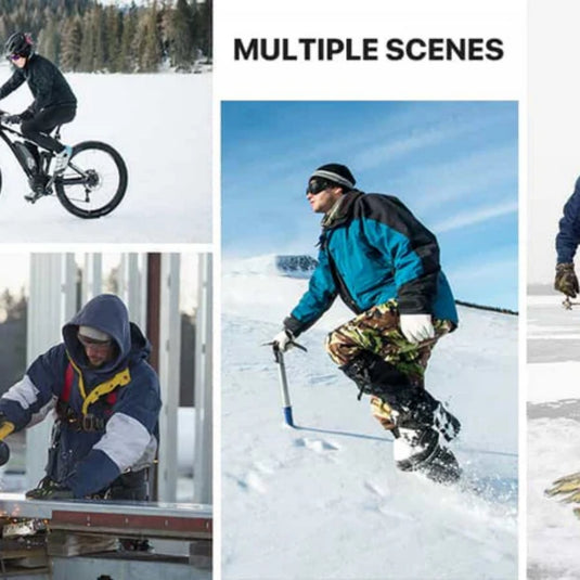 SNOW DEER Heated Jacket for Men & Women – 5 Heating Zones, 3 Temp Levels, Waterproof Windproof Heated Coat with 7.4V 5000mAh Battery for Winter Outdoor Activities